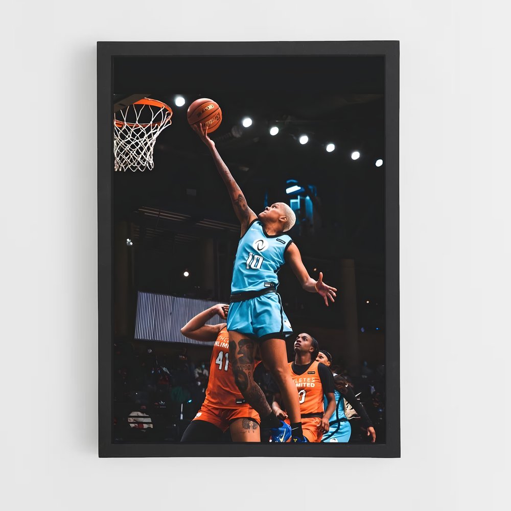 Poster Courtney williams – affiche Basketball (vue 2)